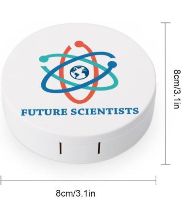 Buy Future Scientists Round Contact Lens Kit - Portable Storage Box with Mirror | Cute Lens Holder for International Shipping - Buy Online on GoSupps.com
