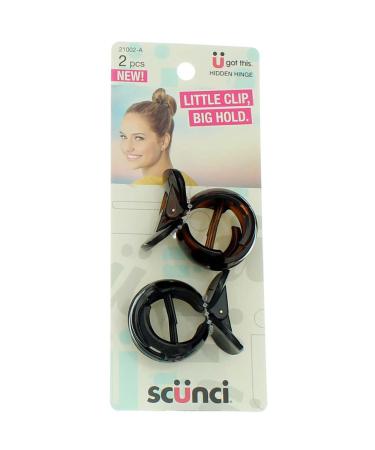 Scunci Fish Claw Clips 2 ct Multi-Colored - 1 Pack | Stylish Hair Accessories - Buy Online on GoSupps.com