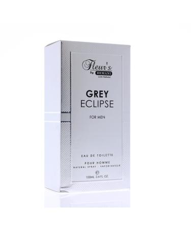 Hemani Fragrances Grey Eclipse Perfume - Masculine Eau de Toilette 3.4 FL OZ (100mL) for Men - Buy Online on GoSupps.com