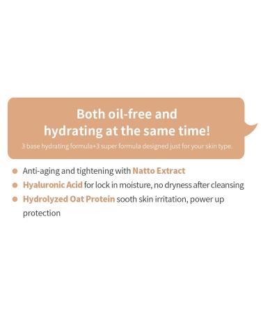 HH Oat Moisturizing Face Wash - Hydrating Cleanser for Normal/Dry Skin | 200ml - International Shipping - Buy Online on GoSupps.com