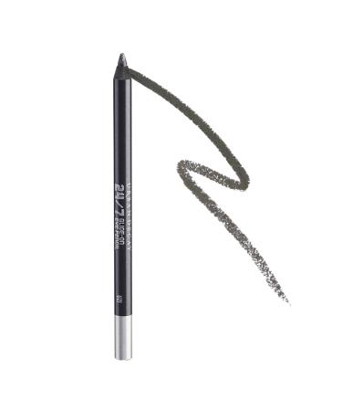 URBAN DECAY 24/7 Glide-On Waterproof Eyeliner Pencil - Smudge-Proof - 16HR Wear - Long-Lasting  Ultra-Creamy & Blendable Formula - Sharpenable Tip Uzi (dark gunmetal shimmer with silver micro-sparkle)