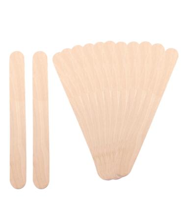 JSKWIKE 20 PCs Spatel Cosmetics wooden mouth spatula spatula wood mouth spatula ice cream pedules made of wood spatula for hair removal with wax wax hair removal waxing on face waxing set of wooden sticks
