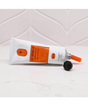 Summer Gel e Tanning Lotion Gel - USA Made SPF 30 Hydrating & Moisturizing Tanning Oil Quick Absorb & Darker Tan Accelerator Broad Spectrum UVA/UVB Protection - 3.12 OZ - Buy Online on GoSupps.com