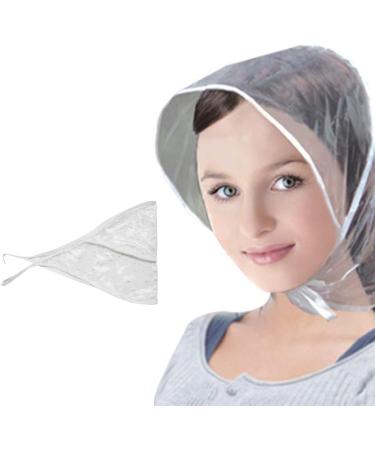 DAISHIAO Creative Unisex Plastic Rain Visor Hat - Foldable Waterproof Windproof Hood for Kids Hiking & Fishing - Hair Protection - Buy Online on GoSupps.com