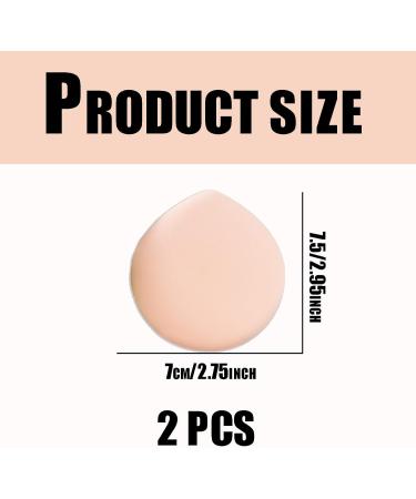 2 Pcs Super Soft Foundation Sponges - Quick Makeup Application for Liquid and Powder Products - Buy Online on GoSupps.com