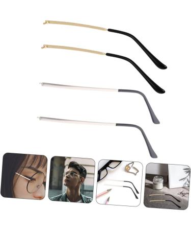 Lurrose 6 Pairs Glasses Legs Replacement | Screwdriver Arm & Brass Brackets | Sunglasses Temple for Men & Women - 3 Colors - Durable & Compatible - Buy Online on GoSupps.com