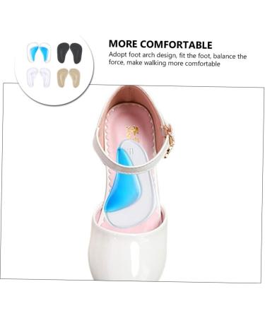 GLEAVI 8 Pairs Arch Support Cushions - Orthotic Inserts for Infants & Children | Gel Arch Pads for Heels - Best Foot Care Solution - Buy Online on GoSupps.com