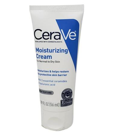 CeraVe Moisturizing Cream Bundle Pack - 19 oz Tub with Pump + 1.89 oz Travel Size - Fragrance-Free - Buy Online on GoSupps.com