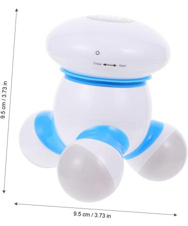 Beavorty 1Stk Electric Hand & Shoulder Massager Vibrating Back Massage Roller & Multifunctional Tool for Office Relief | 9.5x9.5cm Blue - Buy Online on GoSupps.com