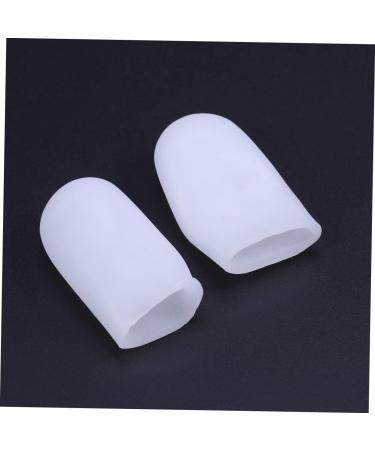 FRCOLOR 2 Pc Gel Toe Caps & Finger Sleeves - Lightweight Crochet Protector for Toes & Fingers - Household Corn Cover & Toe Sleeve - Size 2 - International Shipping Available - Buy Online on GoSupps.com