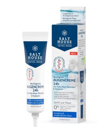 Salthouse Totes Sea Therapy Soiling Eye Cream 24h with hyaluronic acid for dry and sensitive eye contours ideal as a make-up pad 15ml - Buy Online on GoSupps.com
