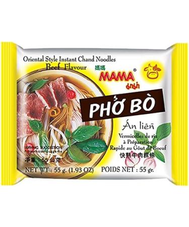 MAMA Instant Chad Noodles Beef (Pho Bo) 30x50g - Buy Online on GoSupps.com