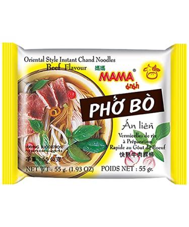 MAMA Instant Chad Noodles Beef (Pho Bo) 30x50g