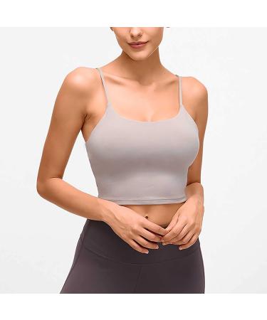iOoppek Women's Sexy Back Gym Vest with Chest Pad - Stylish Yoga Sling Bustier for Fitness & Exercise - Buy Online on GoSupps.com