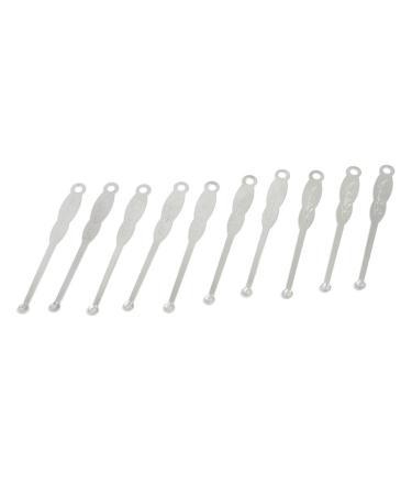Qtqgoitem 10 Pcs Silver Tone Metal Earpick Curette Ear Wax Remover Tool (Model: 968 610 cec e35 63e)