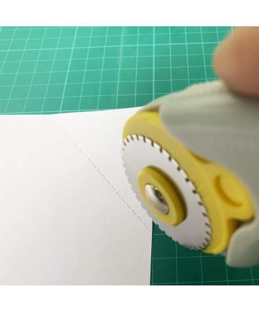 5 Pack 45mm Crochet Edge Skip Blade Perforated Rotary Blades for Paper, Fleece, and Fabric Scrapbooking - Precision Cutting Tool Set - Buy Online on GoSupps.com