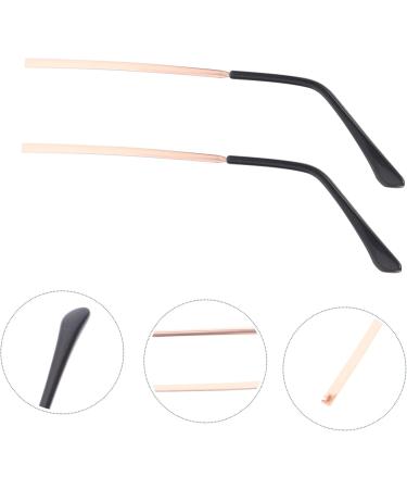 Subsofan Glasses Legs Replacement - Metal Temple Bracket Repair Set for Women - Ros gold 14x3cm - Buy Online on GoSupps.com