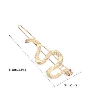 Beaupretty Vintage Snake Hair Clips - 3 Pcs Decorative Metal Barrettes for Women | Stylish Hair Accessories - Buy Online on GoSupps.com