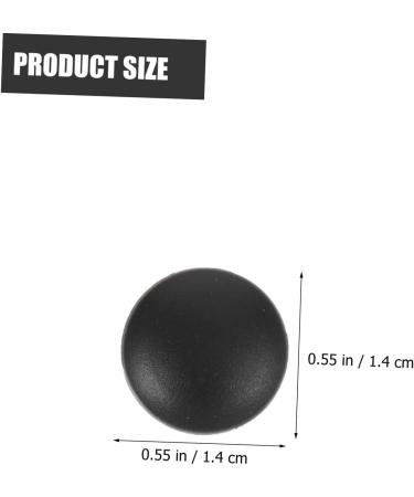 Healeeved 60 Pairs Round Glide Ring Accessories for Glasses - Slipproof Black Holders for Retro & Round Glasses - 1.4x1.4x0.6cm - International Shipping Available - Buy Online on GoSupps.com