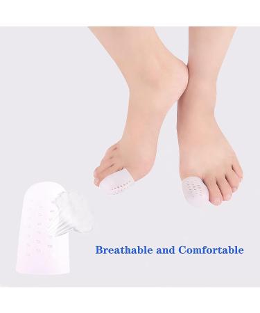 Soft Gel Toe Caps 6 PCS - Breathable Toe Protectors for Women - Ideal for Corns, Blisters, Calluses, and Ingrown Toenails - Beige (Medium) - Buy Online on GoSupps.com