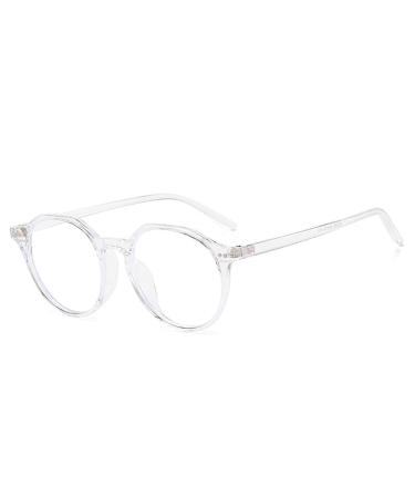 Lzpcarra children's glasses without strength girl stylish unisex glasses without presumption square with clear glasses toilets glasses wood white #2 unit size