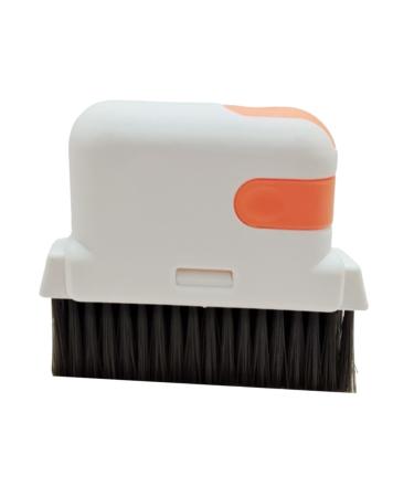 Hard Bristle Crevice Cleaning Brush - Toilet Scrub Brush | Hard Bristle Crevice Cleaning Brush Grout Dustpan Cleaner Brush for Shower Tile Bathroom Orange1