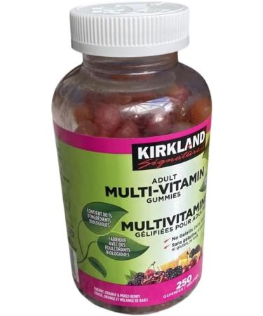 Kirkland Signature Adult Multi-Vitamin Gummies 250ct - Essential Daily Nutrition - Buy Online on GoSupps.com