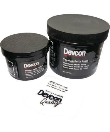 Devcon 10760 Gray Titanium Putty, 1 lb. Can