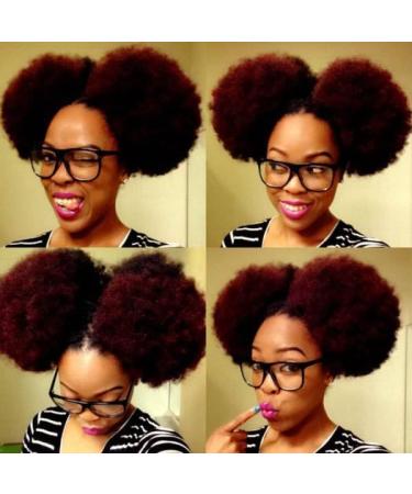 JHZHONG Afro Puff Drawstring Ponytail for Black Women Short Kinky Curly Afro Ponytail Synthetic Hair Afro Bun Drawstring Ponytail for Women Girls (FB-D1-TBUG Large (Pack of 1)) Large (Pack of 1) FB-D1-TBUG - Buy Online on GoSupps.com