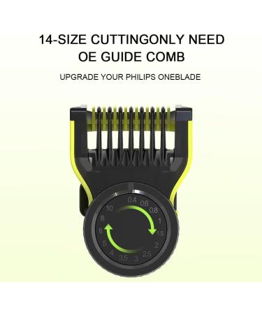 Astralgrip Adjustable Attachment Combats for Essays QP2520 QP2620 & QP2630 - 14 Adjustable Lengths (0.4-10mm) | Precision Care Set for Face Hair & Beard - Buy Online on GoSupps.com