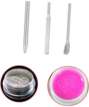 FRCOLOR Color Stirring Rod Nail Manicure Tool Resin Stirring Needle Spoon Spatula Silicone Resin Tool Jewelry Resin Molds for Dotting Rhinestone Metal Coffee Pigment - Buy Online on GoSupps.com