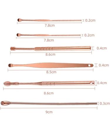 RLZCFF 6Pcs/Set Ear Wax Pickers Stainless Steel Spiral Earpick Wax Remover Curette Ear Pick Cleaner Ear Spoon Care Ear Cleaning Tools (Color : Black-JoJo's Bizarre Adventure1) Black-jojo&apos s Bizarre Adventure1 - Buy Online on GoSupps.com