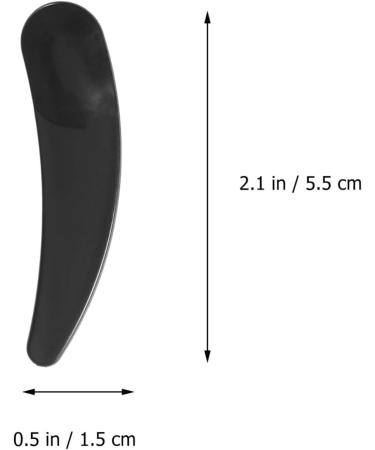 FRCOLOR 100Pcs Mini Disposable Makeup Spatulas - Facial Cream Spoon Cosmetic Plastic Scoops (Black) - Buy Online on GoSupps.com