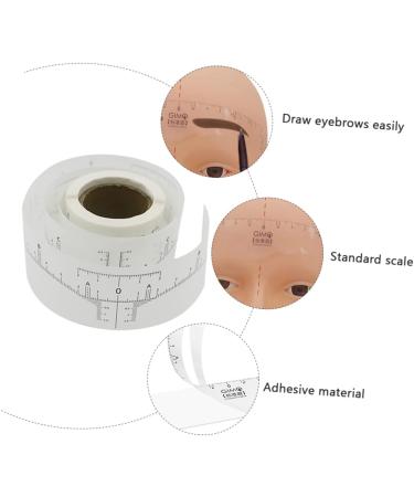 NOLITOY 1 Roll Disposable Ruler Stickers Paper Eyebrow Measure Tool Disposable Eyebrow Measurer Scale - Buy Online on GoSupps.com