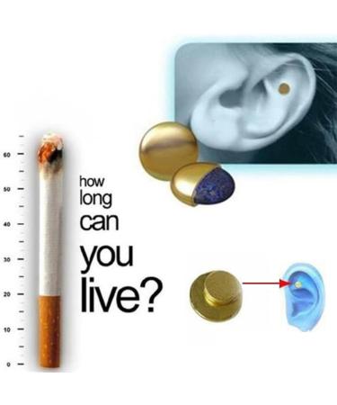 Beavorty Magnetic Quit Stop Smoking Magnet Magnetic Ear Auricular Loss Weight Acupressure for Women Men 20 Pairs - Buy Online on GoSupps.com