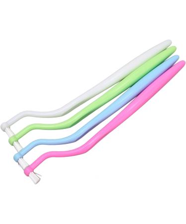 Tuft Toothbrush Set - 4 Professional Interdental Brushes for Orthodontic Braces | Soft Head for Stain Removal & Detailed Cleaning - Buy Online on GoSupps.com