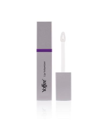Yoffee - Lip Volumizer Extra Volume Lip Gloss, Fuller, Shinier and Hydrated Lips, Organic Argan and Guarana Oil, Hyaluronic Acid and Shea Butter, Vegan, 3ml