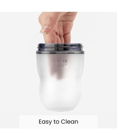 Comotomo Baby Bottle 8oz 2 Pack - Green/Pink | BPA-Free Silicone Bottles - Buy Online on GoSupps.com