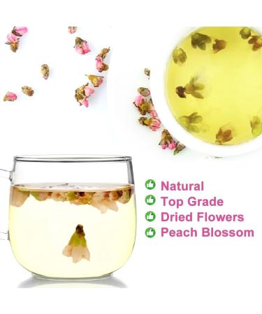 Buy Organic Dried Peach Blossom 40g - Perfect for Tea & DIY Crafts | International Shipping - Buy Online on GoSupps.com