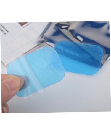 50 Pieces Leaf Fitness Matte Pads - Gym Polster Replacement Gel Pads & Belly Massage Stimulator Stickers - Blue Fitness Mat Accessories - Buy Online on GoSupps.com