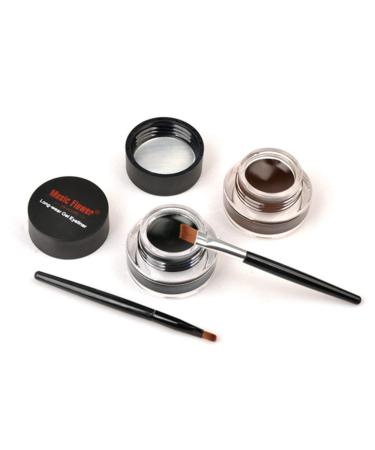 UCANBE 18 Color Eyeshadow Palette + 2 in 1 Gel Eyeliner Makeup Set - Eye Shadow & Liner Cosmetics Gift Kit - Buy Online on GoSupps.com