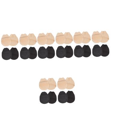 FOMIYES 16 Pairs Forefoot Socks Anti-wear Half Foot Socks Cushion Insoles No Show Low Cut Socks Womens Heels Womens Heeled Boots Women Toe Topper Socks Sponge Summer Floor Mat