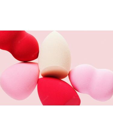 NOTCH Egg Shape Makeup Puff Sponge Blender - 5 Shapes for Flawless Makeup Application | International Shipping Available - Buy Online on GoSupps.com