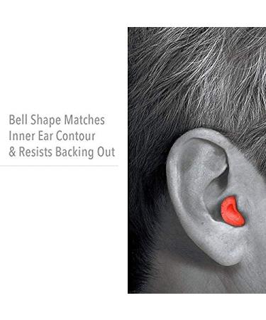 Howard Leight MAX-1 Uncorded Foam Earplugs - 200 Pairs NR33 - Orange - Best Noise Reduction for Sleep & Work - International Shipping Available - Buy Online on GoSupps.com