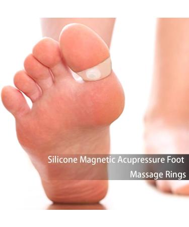 Buy Slimming Silicone Foot Massage Magnetic Toe Rings - 1 Pair for Weight Loss & Health Benefits | International Shipping Available - Buy Online on GoSupps.com