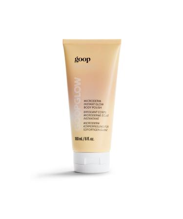 goop Beauty Microderm Body Polish | Exfoliating Scrub & Foaming Cleanser for Glowing Skin | Salts & Kakadu Plum Seed Oil for Hydration | Inspired by Microdermabrasion | 6 fl oz