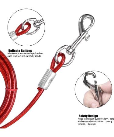 Qcwwy Stainless Steel Dog Anchor - 360 Rotatable Rust-Free 3m Cable for Large Dogs - Ideal for Courtyards Lawns & Camping - Buy Online on GoSupps.com