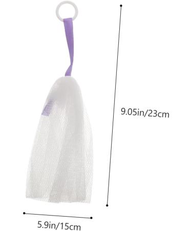 WOONEKY Shower Net Bath Soap Soap Foam Shower Foaming Net Soap Net Nylon - Buy Online on GoSupps.com
