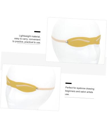 Healvian 80 Pcs Eyebrow Practice Skin Eyebrow Practice Headband Micro- Blading Practice Skin - Buy Online on GoSupps.com