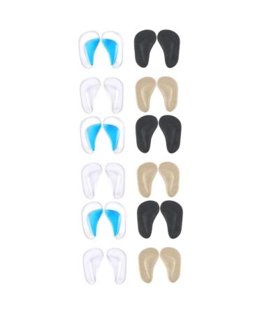 FOMIYES 12 Pairs Arch Pad Arch Support Insoles Shoes Arch Gel Pad Children Arch Support Cushions Insoles for Heels Plantar is Unusual Arch Gel Insoles Baby Children's Foot Pads